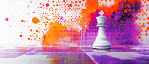 Schachfigur, die die Rolle von Marketing Strategien symbolisieren soll